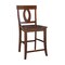 International Concepts Verona Counter Height Stool, 24" Seat Height, Espresso S581-1702 - alternate 4